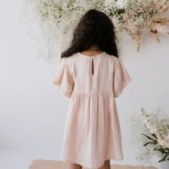 Jamie Kay Peach Whip Organic Cotton Muslin Chloe Dress Dresses