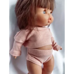 Light Pink Shirt + Bloomer Minikane Set Dolls + Plushies