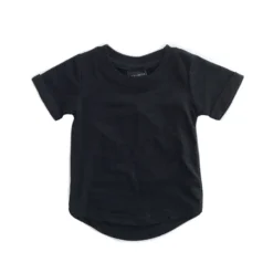 Little Bipsy Black Basic Tee Tops