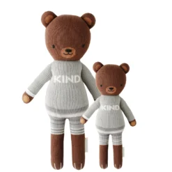 Cuddle And Kind Oliver The Bear Knit Handcrafted Regular Doll Dolls + Plushies