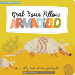 Lucy Darling Books + Puzzles Grab Your Pillow Armadillo Book