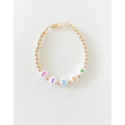 Little Lunds Co Sissy Rainbow + Gold Bracelet