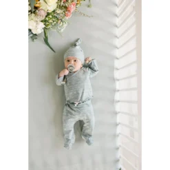 Mebie Baby Sage Alpine Organic Cotton Layette Set Preemie + Newborn