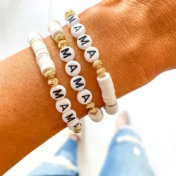J+j Mama Black + White Bracelet Bracelets