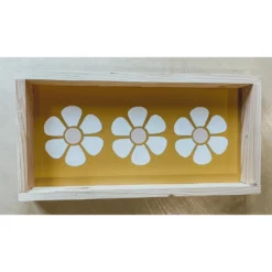 Emrose Daisies Mustard Yellow Sign