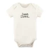 Tenth + Pine Just Love Black + Natural Organic Onesie Bodysuits 2 Tenth + Pine Just Love Black + Natural Organic Onesie Bodysuits