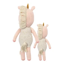 Cuddle And Kind Ella The Unicorn Knit Handcrafted Little Doll Dolls + Plushies