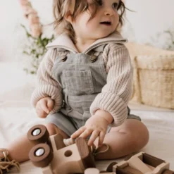 Jamie Kay Overalls + Rompers Dusted Olive Chase Cord Overalls