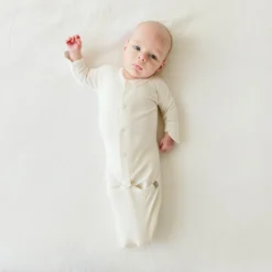 Goumi Kids Preemie + Newborn Cloud Bamboo Organic Gown 14 Goumi Kids Preemie + Newborn Cloud Bamboo Organic Gown