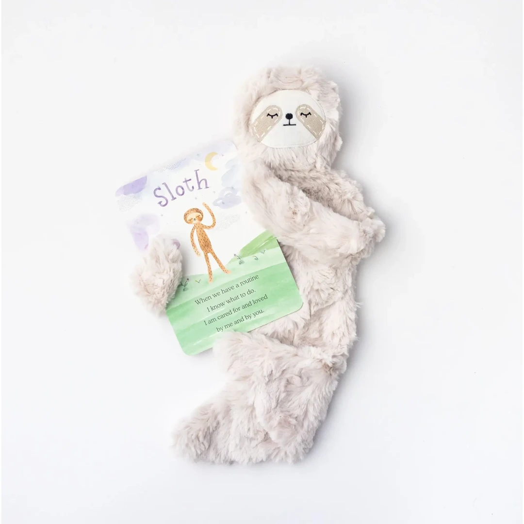 Slumberkins Hazel Sloth Snuggler Book Bundle - Routines Collection 7 Slumberkins Hazel Sloth Snuggler Book Bundle - Routines Collection