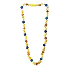 Sweet Tree Amber Amber + Blue Quartz 15" Jewelry