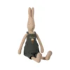 Maileg Dolls + Plushies Green Overalls Rabbit Doll Size 3