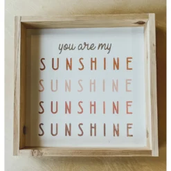 Emrose Decor You Are My Sunshine Stacked Wooden Sign