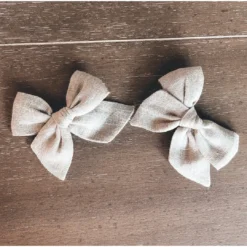 Mae + Skye Hazel Wood Mini Pinwheel Pigtail Hair Clips