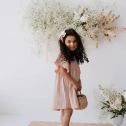 Jamie Kay Peach Whip Organic Cotton Muslin Chloe Dress Dresses