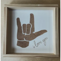 Emrose Decor I Love You Hand Sign