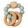 Pretty Please Teethers Toys Eucalyptus Sawyer Xl Teething Ring Rattle Toy 2 Pretty Please Teethers Toys Eucalyptus Sawyer Xl Teething Ring Rattle Toy
