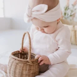 Jamie Kay Overalls + Rompers Rose Quartz Organic Cotton Pointelle Wrap Romper