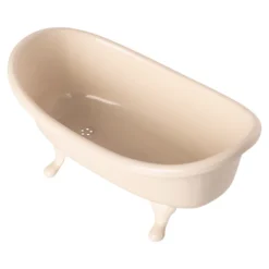 Maileg Toys Cream Miniature Doll House Bathtub Toy
