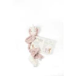 Slumberkins Unicorn Rose Snuggler - Authenticity Collection