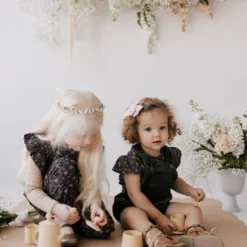 Jamie Kay Deep Pine Eli Cord Overalls