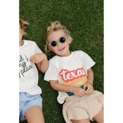 Morado Design Texas Bubble Repeat Natural Organic Tee