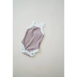 Orcas Lucille Bodysuits Taupe Mauve Tank Bodysuit