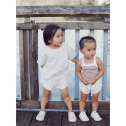 Orcas Lucille Bodysuits Taupe Mauve Tank Bodysuit