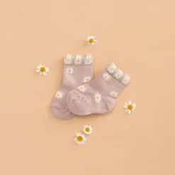 Olivia J Footwear Daisy Lavender Socks