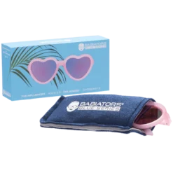 Babiators Headwear Influencer Pink Heart Polarized Sunglasses
