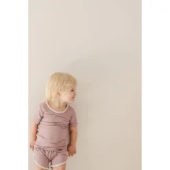 Joss + J Tops Cora + Cream Ribbed Bamboo Striped Tee