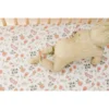 Joss + J Whimsical Dancing Blooms Muslin Crib Sheet