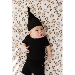 Joss + J Leopard Muslin Crib Sheet