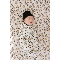 Joss + J Leopard Muslin Crib Sheet