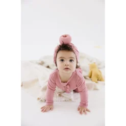 Joss + J Dusty Rose Knotted Turban Hat Joss + J The Label