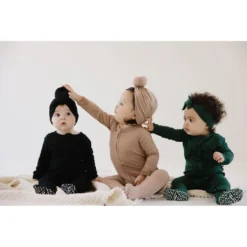 Joss + J Black Knotted Turban Hat