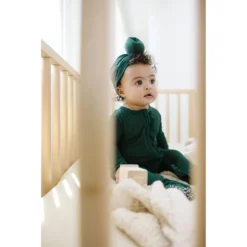 Joss + J Emerald Green Knotted Turban Hat Headwear