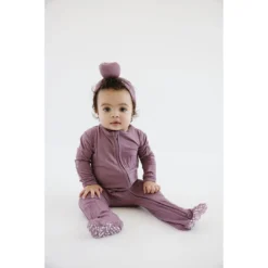 Joss + J Lilac Bamboo Zip Sleeper Sleepers