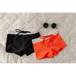 Joss + J Midnight Black Euro Shorts Swim Trunks