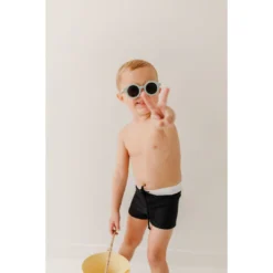 Joss + J Midnight Black Euro Shorts Swim Trunks