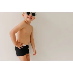 Joss + J Midnight Black Euro Shorts Swim Trunks