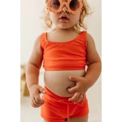 Joss + J Salty Orange Swim Shorts