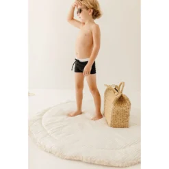 Joss + J Midnight Black Euro Shorts Swim Trunks