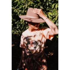 J+j Hats + Beanies Khaki Venice Wide Brim Hat