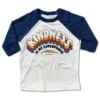 Rivet Apparel Kindness Is My Superpower Baseball Tee Graphic Tees
