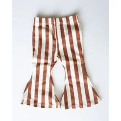 Bailey's Blossoms Burnt Orange + White Bell Bottoms
