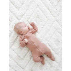 Loved Baby Mauve Organic Cotton Zip Sleeper Sleepers
