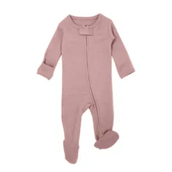 Loved Baby Mauve Organic Cotton Zip Sleeper Sleepers