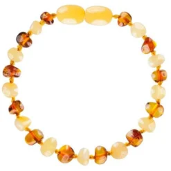 Powell's Owl Amber Baroque Milk + Cognac Bracelet Jewelry