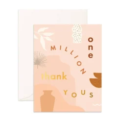 Fox + Fallow One Million Thank You's Greeting Card Party Time